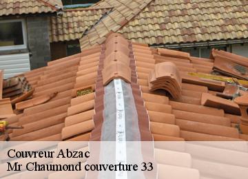 Couvreur  abzac-33230 Mr Chaumond couverture 33