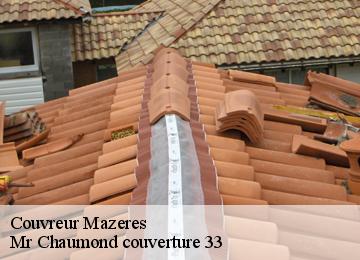 Couvreur  mazeres-33210 Mr Chaumond couverture 33
