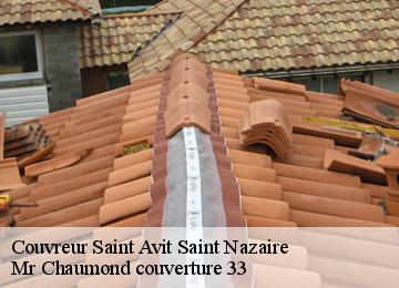 Couvreur  saint-avit-saint-nazaire-33220 Mr Chaumond couverture 33