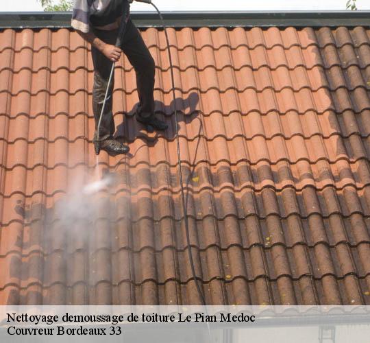 Nettoyage demoussage de toiture  le-pian-medoc-33290 Couvreur Bordeaux 33