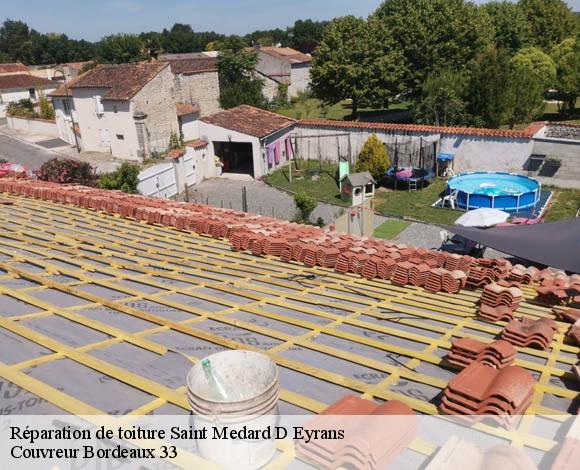 Réparation de toiture  saint-medard-d-eyrans-33650 Couvreur Bordeaux 33