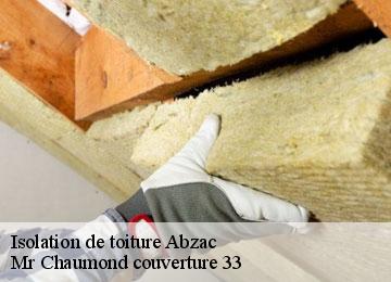 Isolation de toiture  abzac-33230 Mr Chaumond couverture 33