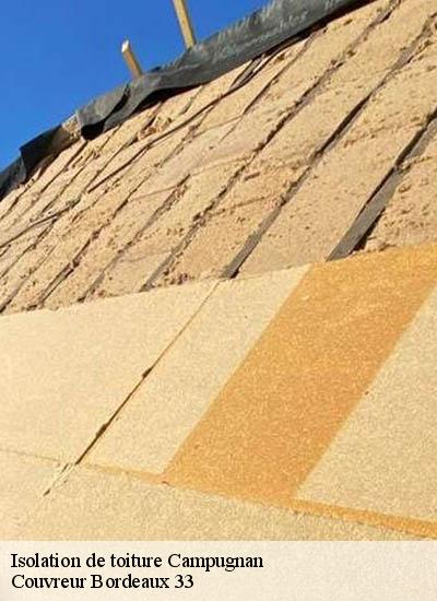 Isolation de toiture campugnan-33390 Couvreur Bordeaux 33