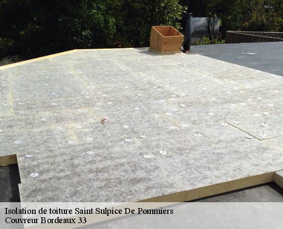 Isolation de toiture saint-sulpice-de-pommiers-33540 Couvreur Bordeaux 33