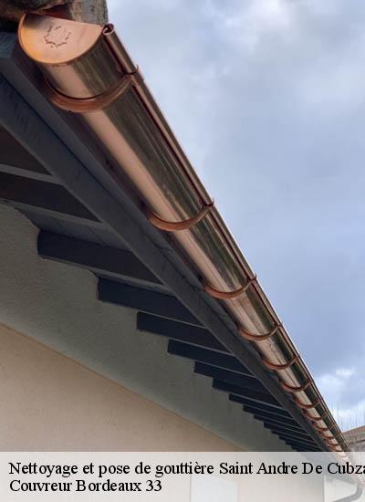Nettoyage et pose de gouttière  saint-andre-de-cubzac-33240 Couvreur Bordeaux 33
