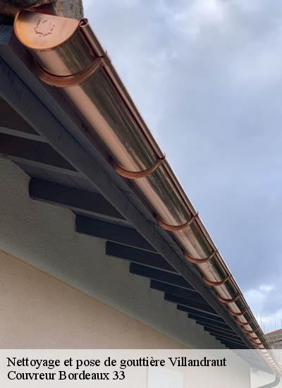 Nettoyage et pose de gouttière villandraut-33730 Couvreur Bordeaux 33