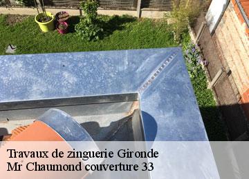 Travaux de zinguerie 33 Gironde  Couvreur Bauer