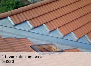 Travaux de zinguerie  33830