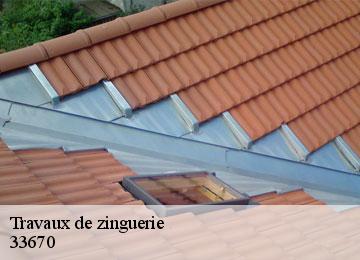 Travaux de zinguerie  33670