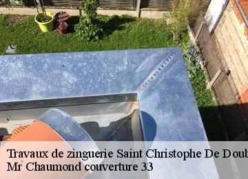 Travaux de zinguerie  saint-christophe-de-double-33230 Mr Chaumond couverture 33