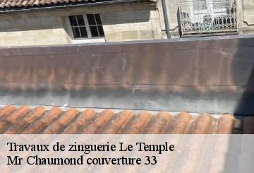 Travaux de zinguerie